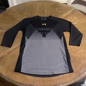 Under armour project rock shirt.